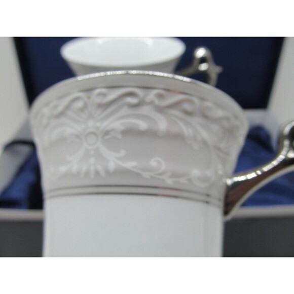 Sorelle Fine Porcelain Coffee Mugs Gift Box Set Of 2 - Picture 9 of 10